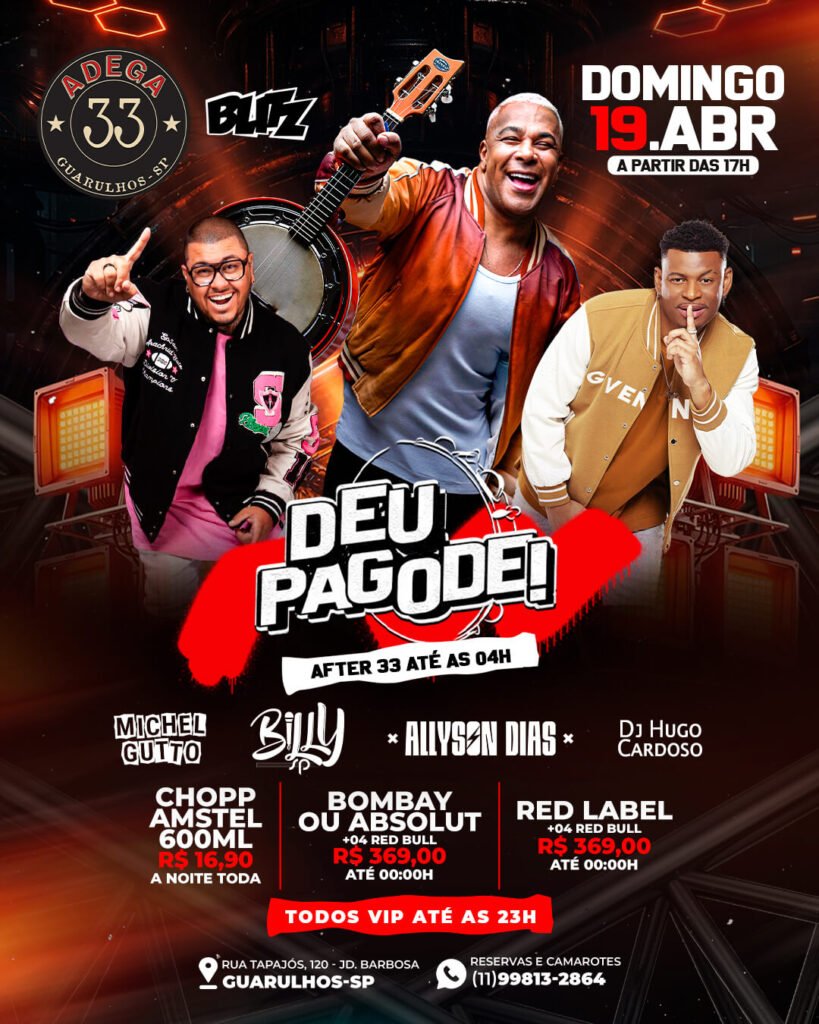 ADEGA 33 GUARULHOS DOMINGO