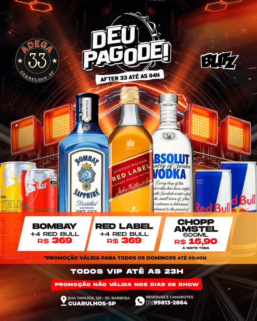 ADEGA 33 GUARULHOS PROMOÇÕES