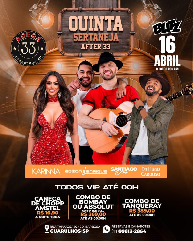 ADEGA 33 GUARULHOS QUINTA