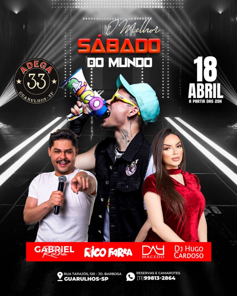 ADEGA 33 GUARULHOS SÁBADO