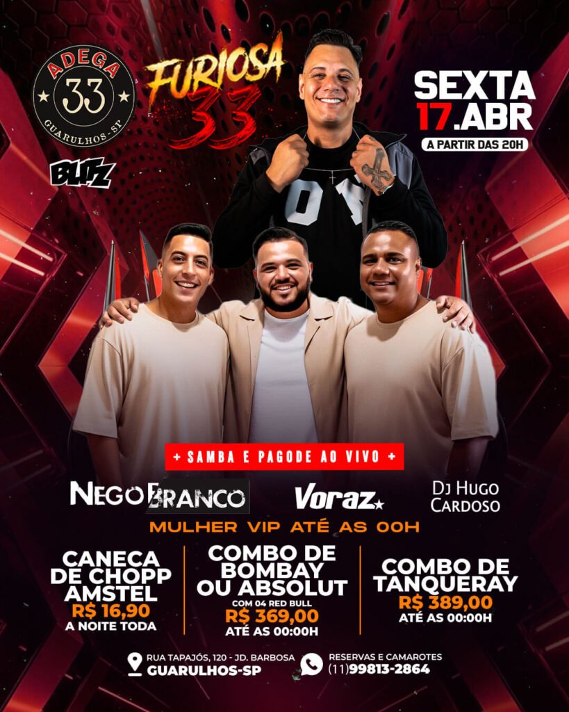 ADEGA 33 GUARULHOS SEXTA